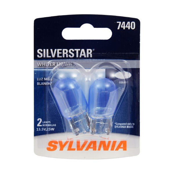 SYLVANIA 7440 SilverStar Mini Bulb, 2 Pack, , hi-res